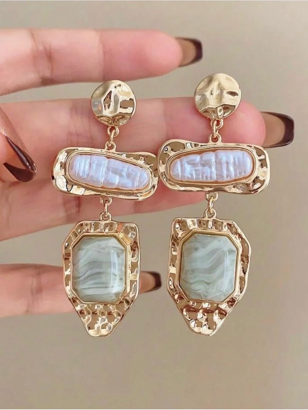 Anthropologie elegant gold